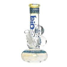 BIO GLASS 3 BUBBLE BOTTOM W/ ILLUMINATI - 9” – Herbal Essentials