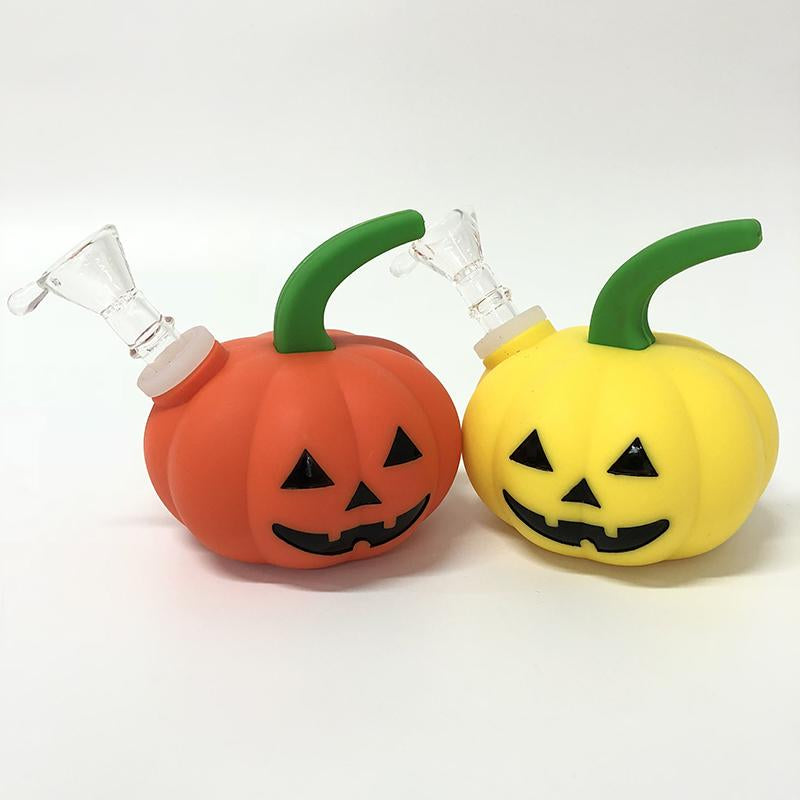 Silicone Grease Jar 460ml Silicone Oil Can With Fine Mesh Pumpkin