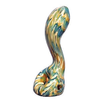 WHITE LABEL CLEAR GLASS PIPE – Herbal Essentials