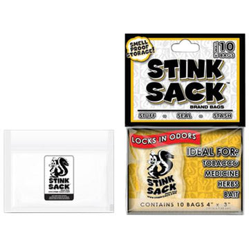 STINK SACK - CLEAR 4X3 10/PACK