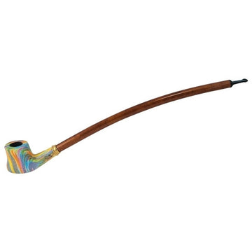SHIRE PIPE CURVED CHERRYWOOD RAINBOW BOWL 15”